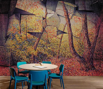 3D Deciduous Forest 475 Wall Murals Wallpaper AJ Wallpaper 2 