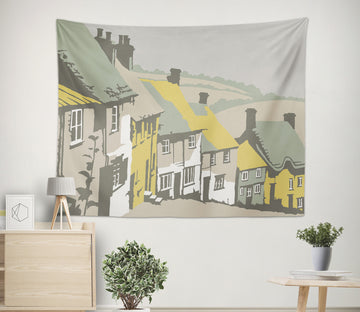3D Colorful House 5306 Steve Read Tapestry Hanging Cloth Hang