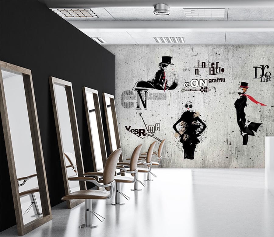 3D Haircut Shop 1526 Wall Murals Wallpaper AJ Wallpaper 2 