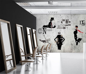 3D Haircut Shop 1526 Wall Murals Wallpaper AJ Wallpaper 2 