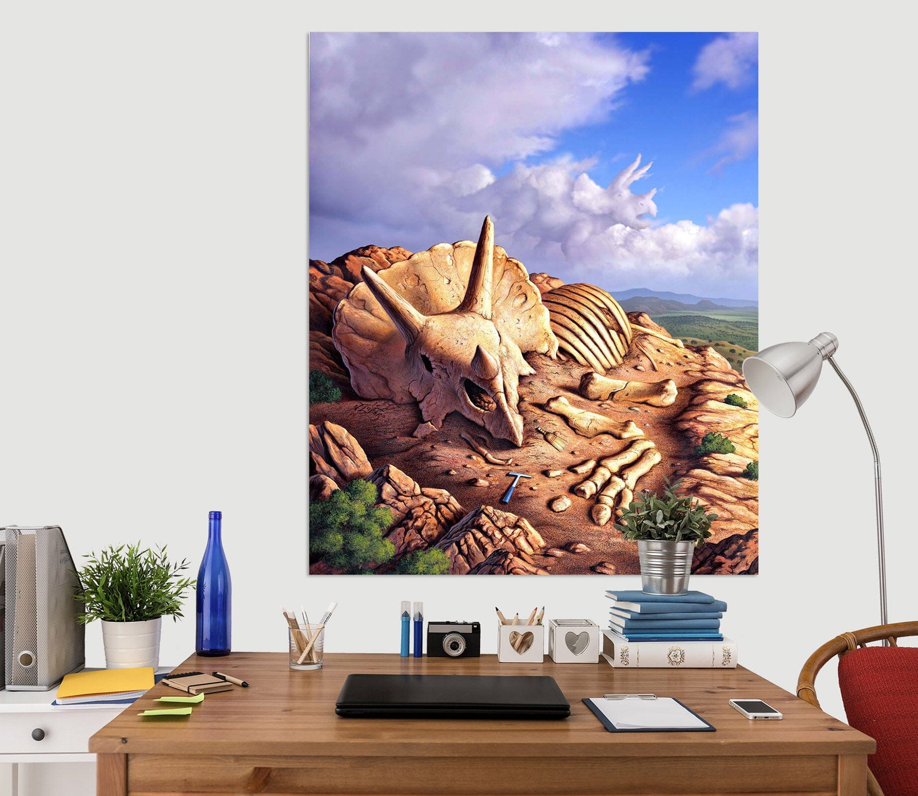 3D Dinosaur Wreck 031 Jerry LoFaro Wall Sticker Wallpaper AJ Wallpaper 2 