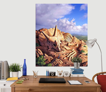 3D Dinosaur Wreck 031 Jerry LoFaro Wall Sticker Wallpaper AJ Wallpaper 2 