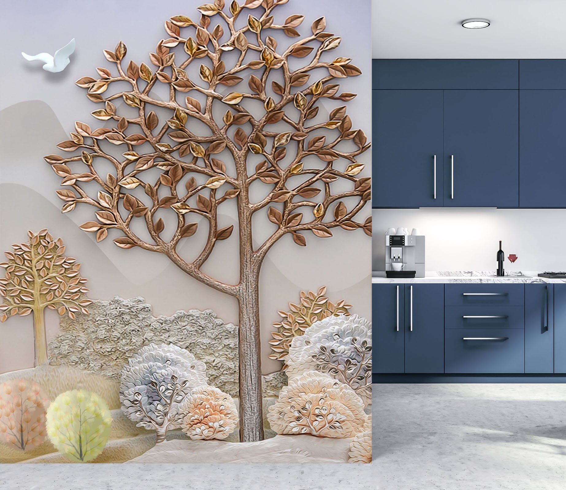 3D Golden Woods 1802 Wall Murals Wallpaper AJ Wallpaper 2 