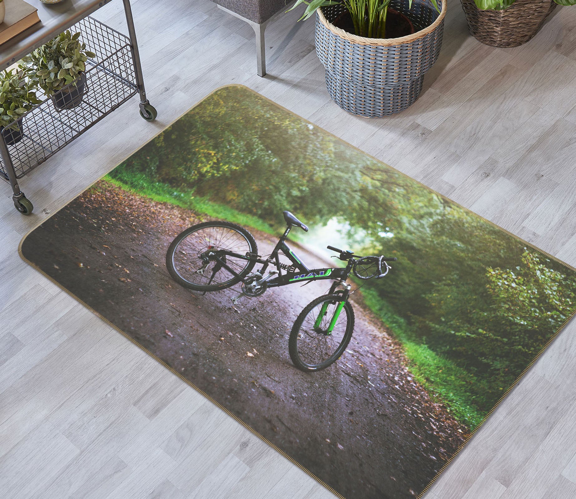 3D Bicycle  39012 Vehicle Non Slip Rug Mat