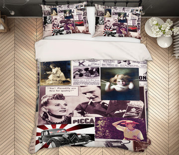 3D Poster 13051 Bed Pillowcases Quilt