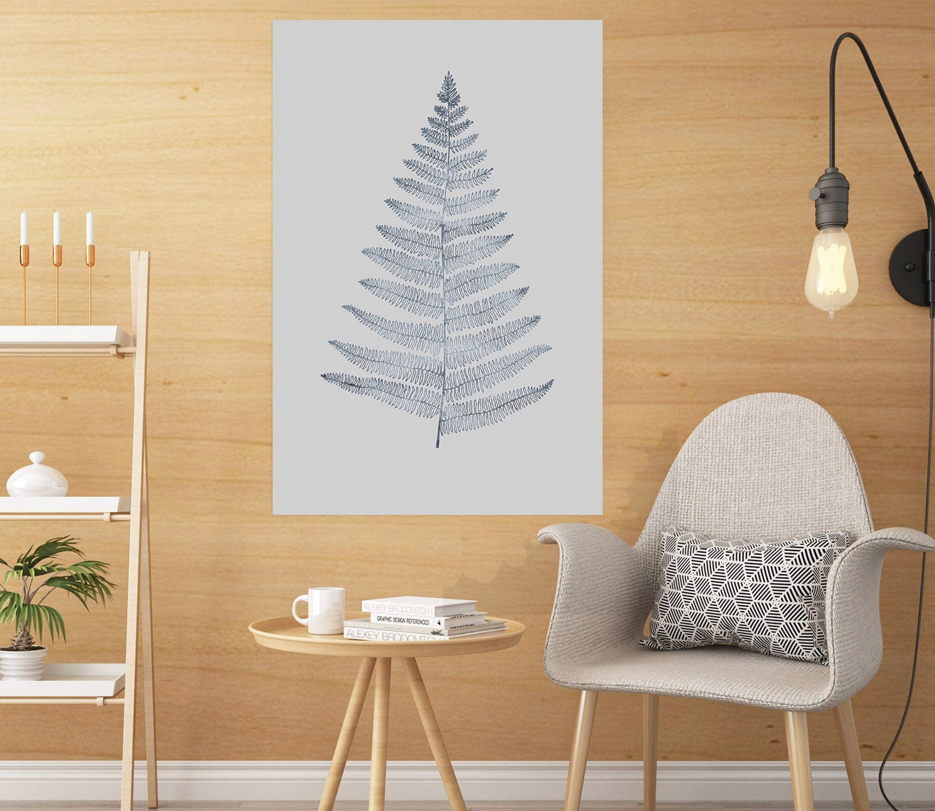 3D Leaves Pattern 118 Boris Draschoff Wall Sticker Wallpaper AJ Wallpaper 2 