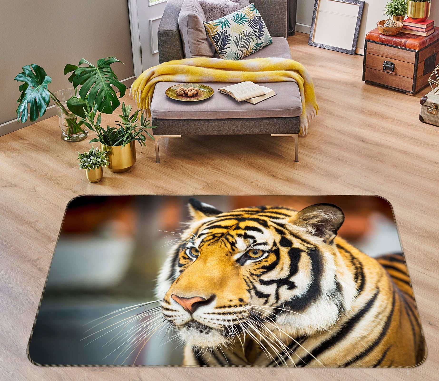 3D Tiger 30023 Non Slip Rug Mat
