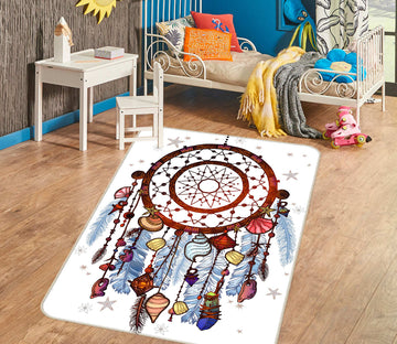 3D Shell Dream Catcher 37125 Non Slip Rug Mat