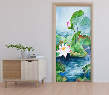 3D Lotus 25101 Door Mural
