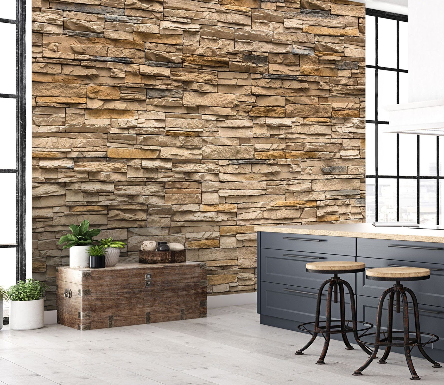 3D Brick Wall Texture 152 Wall Murals Wallpaper AJ Wallpaper 2 