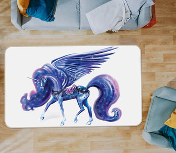 3D Painted Unicorn 3017 Rose Catherine Khan Rug Non Slip Rug Mat Mat AJ Creativity Home 