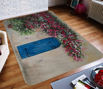 3D House Door 75209 Non Slip Rug Mat