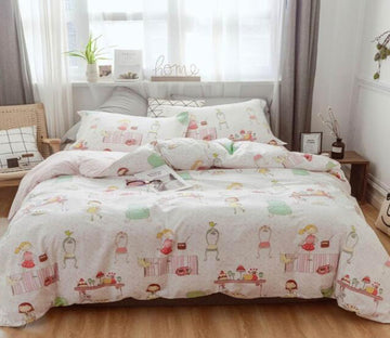 3D Small Furniture Pattern 6181 Bed Pillowcases Quilt