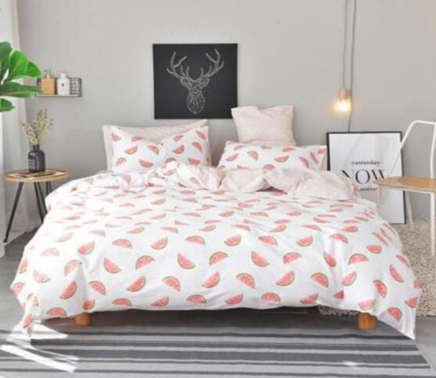 3D Watermelon 20214 Bed Pillowcases Quilt