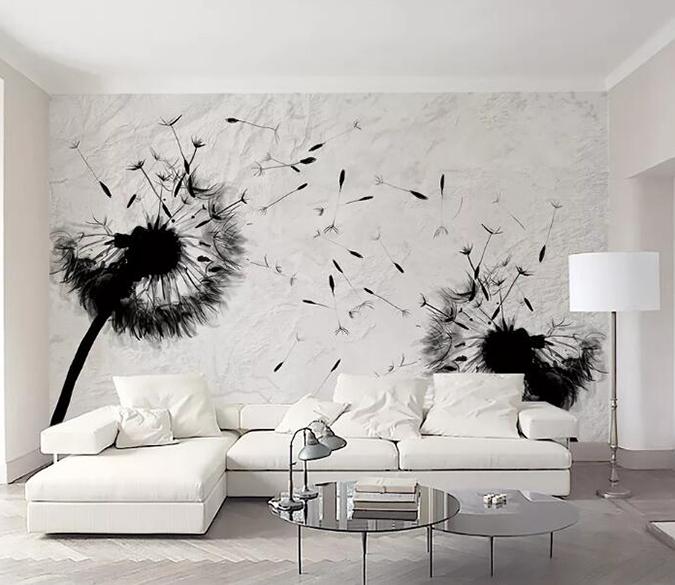 3D Dandelion 1186 Wall Murals Wallpaper AJ Wallpaper 2 