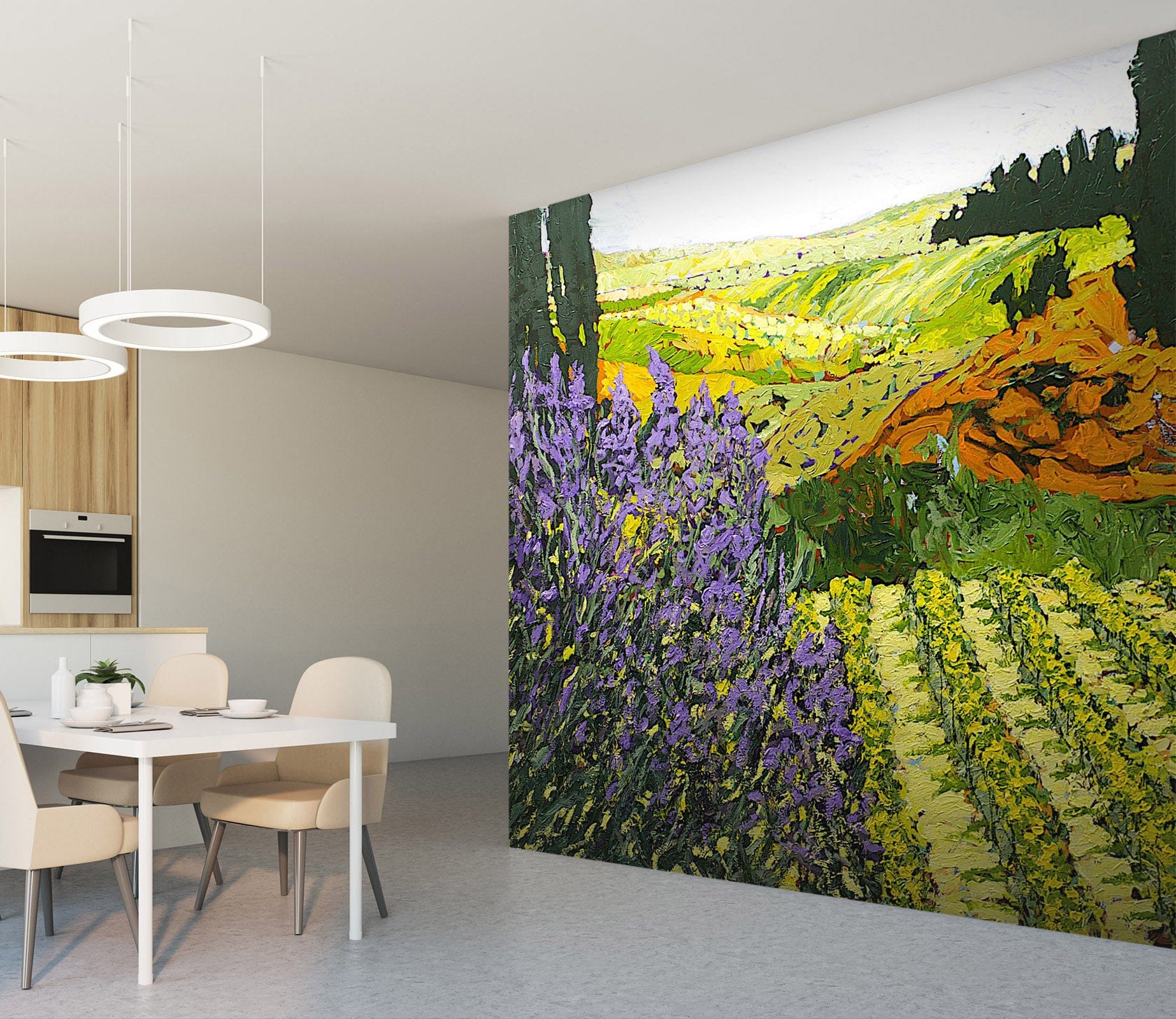 3D Flower Field 120 Allan P. Friedlander Wall Mural Wall Murals Wallpaper AJ Wallpaper 2 