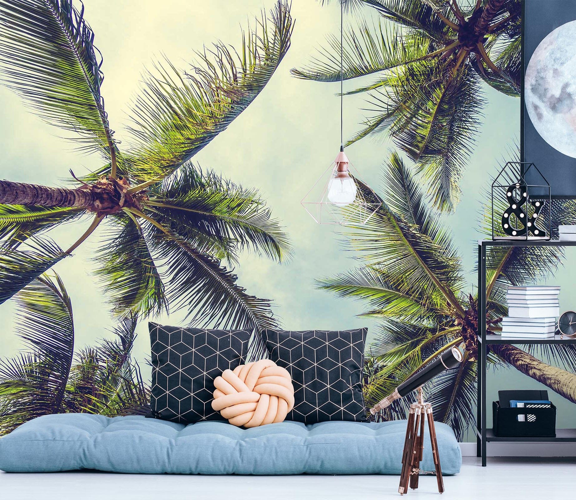 3D Sky Coconut Tree 93 Wall Murals Wallpaper AJ Wallpaper 2 