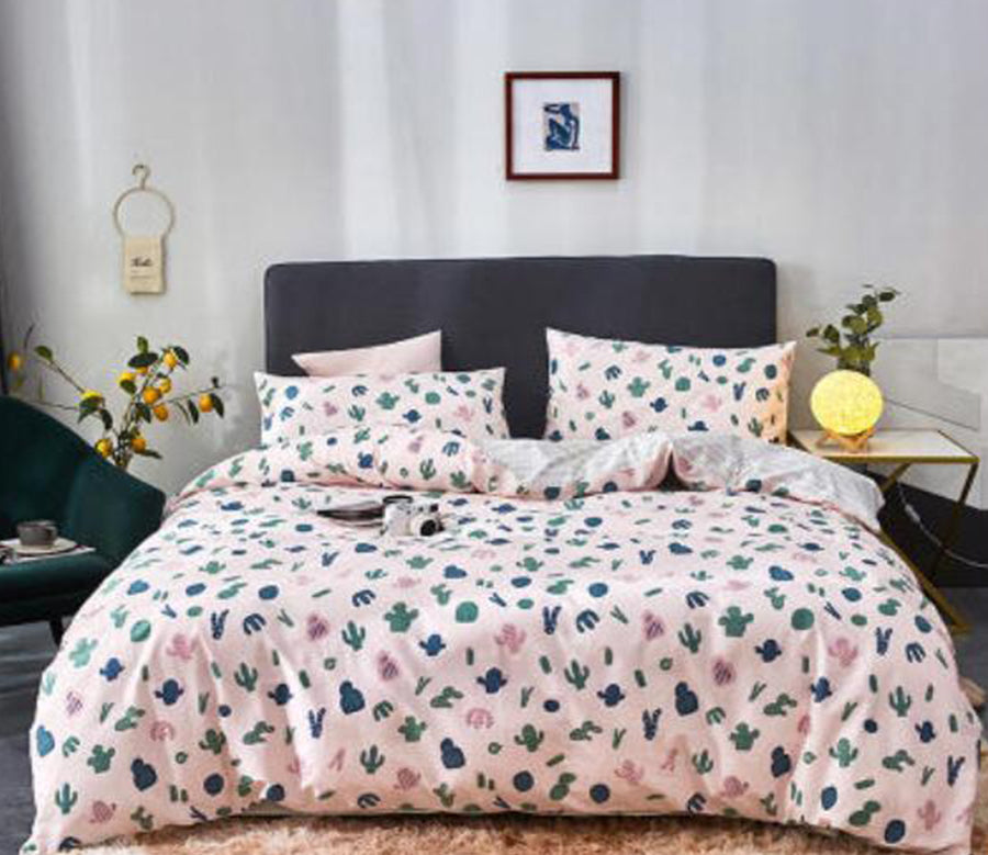 3D Colorful Cactus Pattern 20057 Bed Pillowcases Quilt