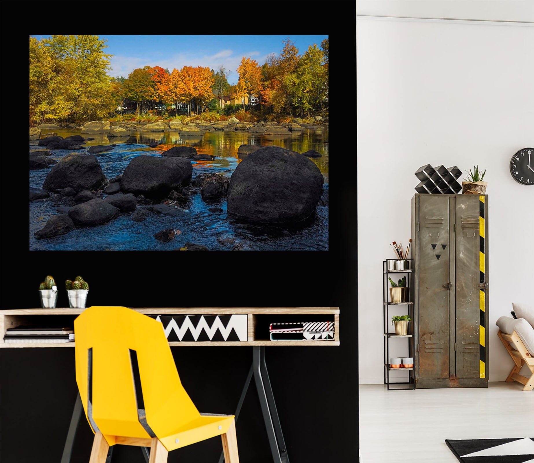 3D Stone River 114 Jerry LoFaro Wall Sticker Wallpaper AJ Wallpaper 2 