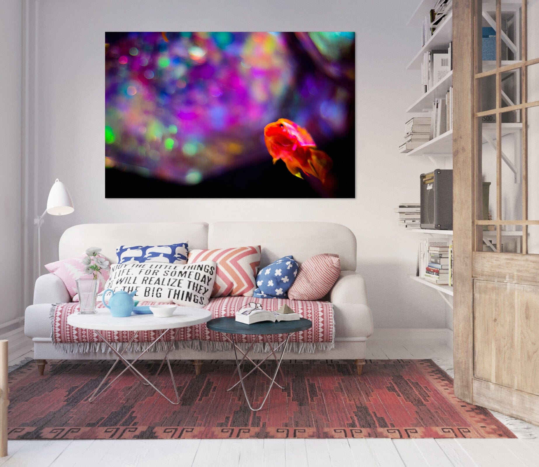 3D Purple Color 016 Noirblanc777 Wall Sticker Wallpaper AJ Wallpaper 2 