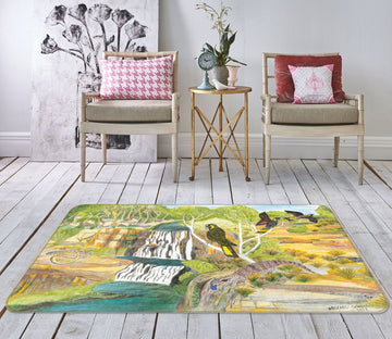 3D Bird House 1054 Michael Sewell Rug Non Slip Rug Mat Mat AJ Creativity Home 