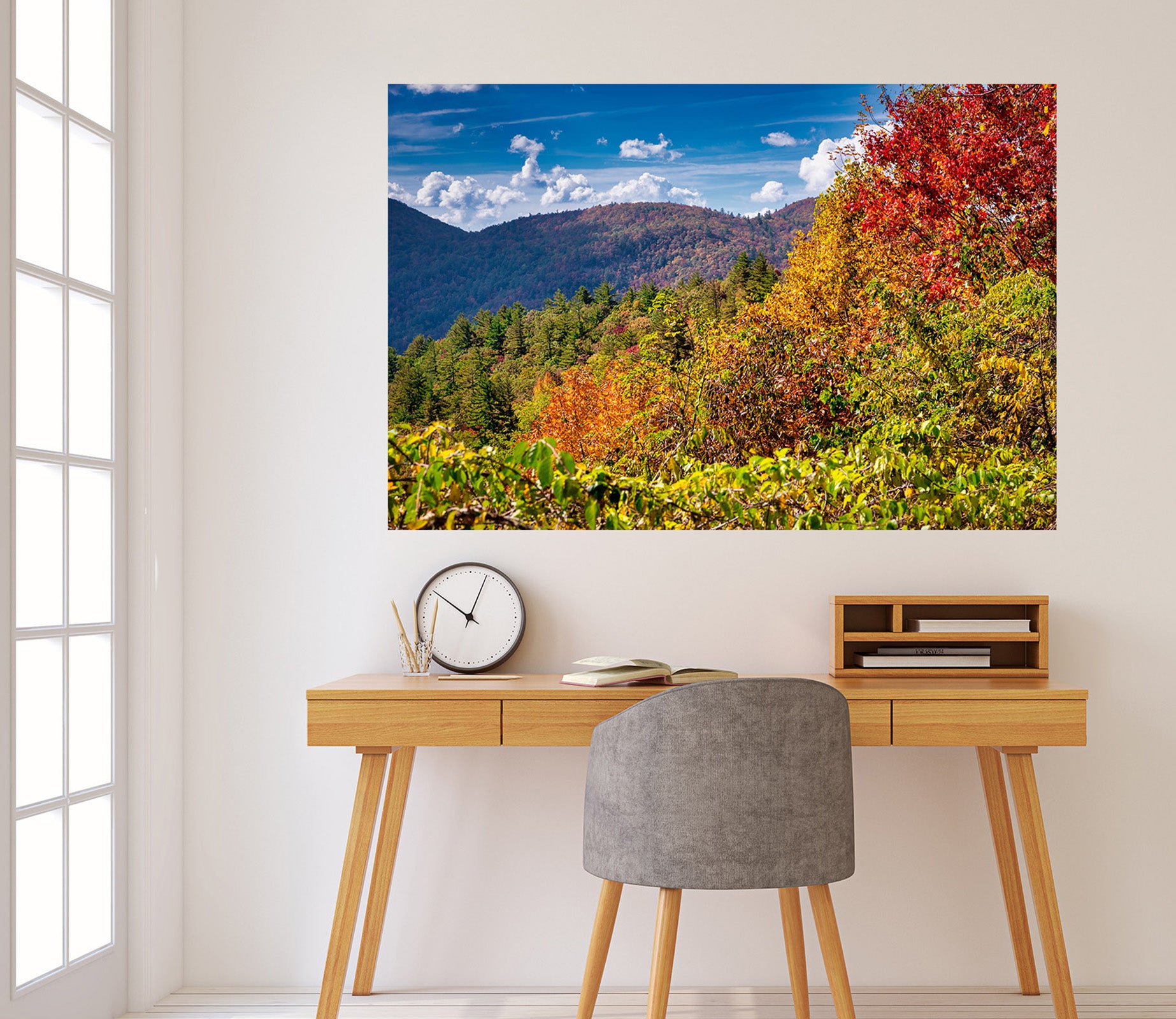 3D Mountain Forest 4049 Beth Sheridan Wall Sticker
