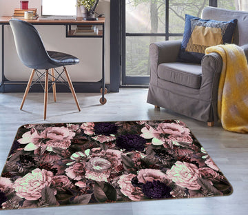 3D Brilliant Flowers 162 Uta Naumann Rug Non Slip Rug Mat Mat AJ Creativity Home 