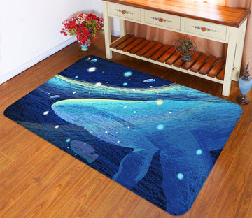 3D Whale 6825 Non Slip Rug Mat Mat AJ Creativity Home 