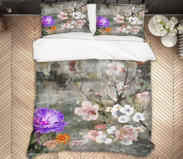 3D Flower Branch 60154 Bed Pillowcases Quilt