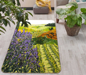 3D Lavender Estate 1030 Allan P. Friedlander Rug Non Slip Rug Mat Mat AJ Creativity Home 