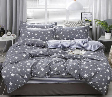 3D Five-Pointed Star Pattern 12007 Bed Pillowcases Quilt