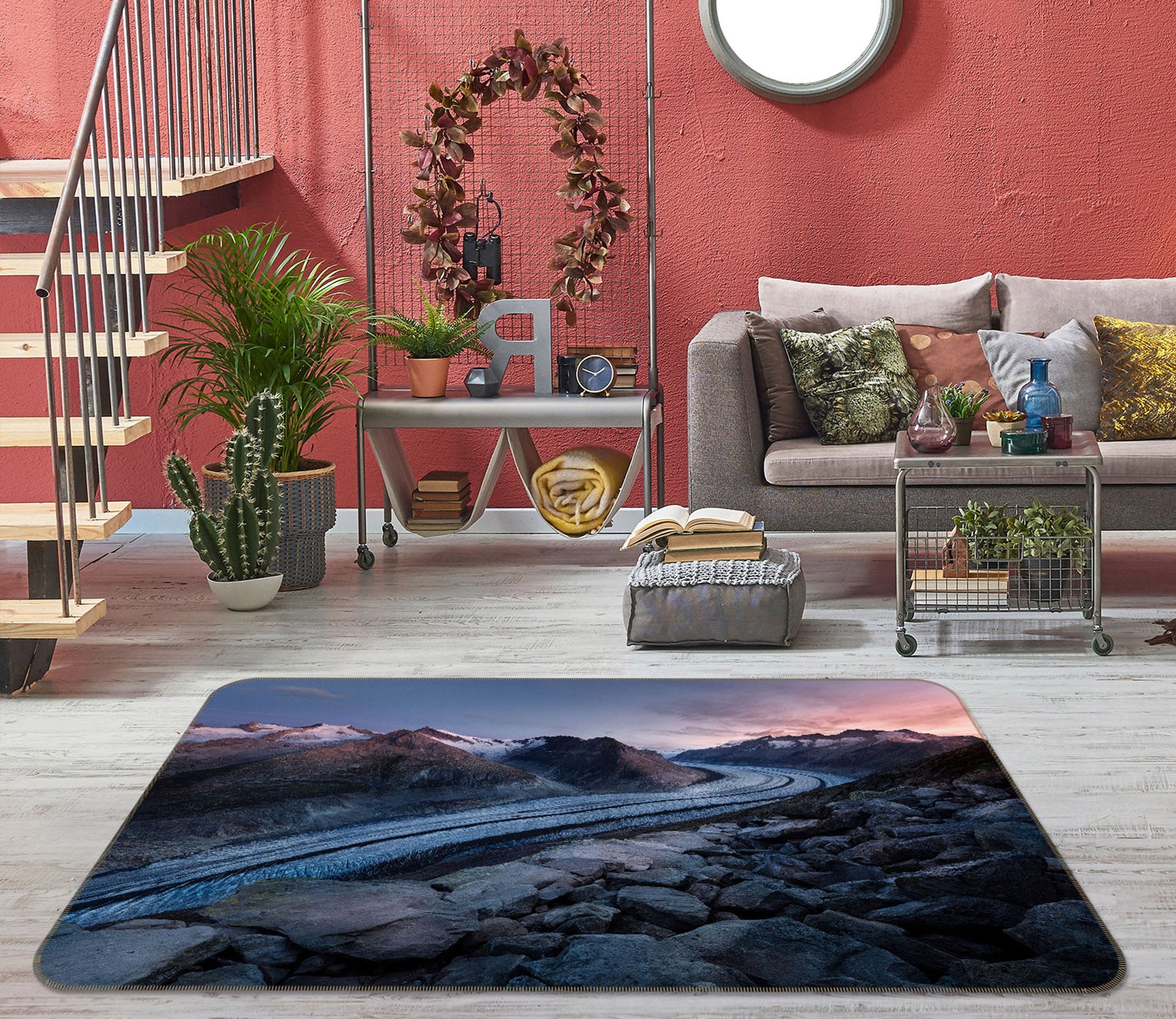 3D Stone Road 35202 Non Slip Rug Mat