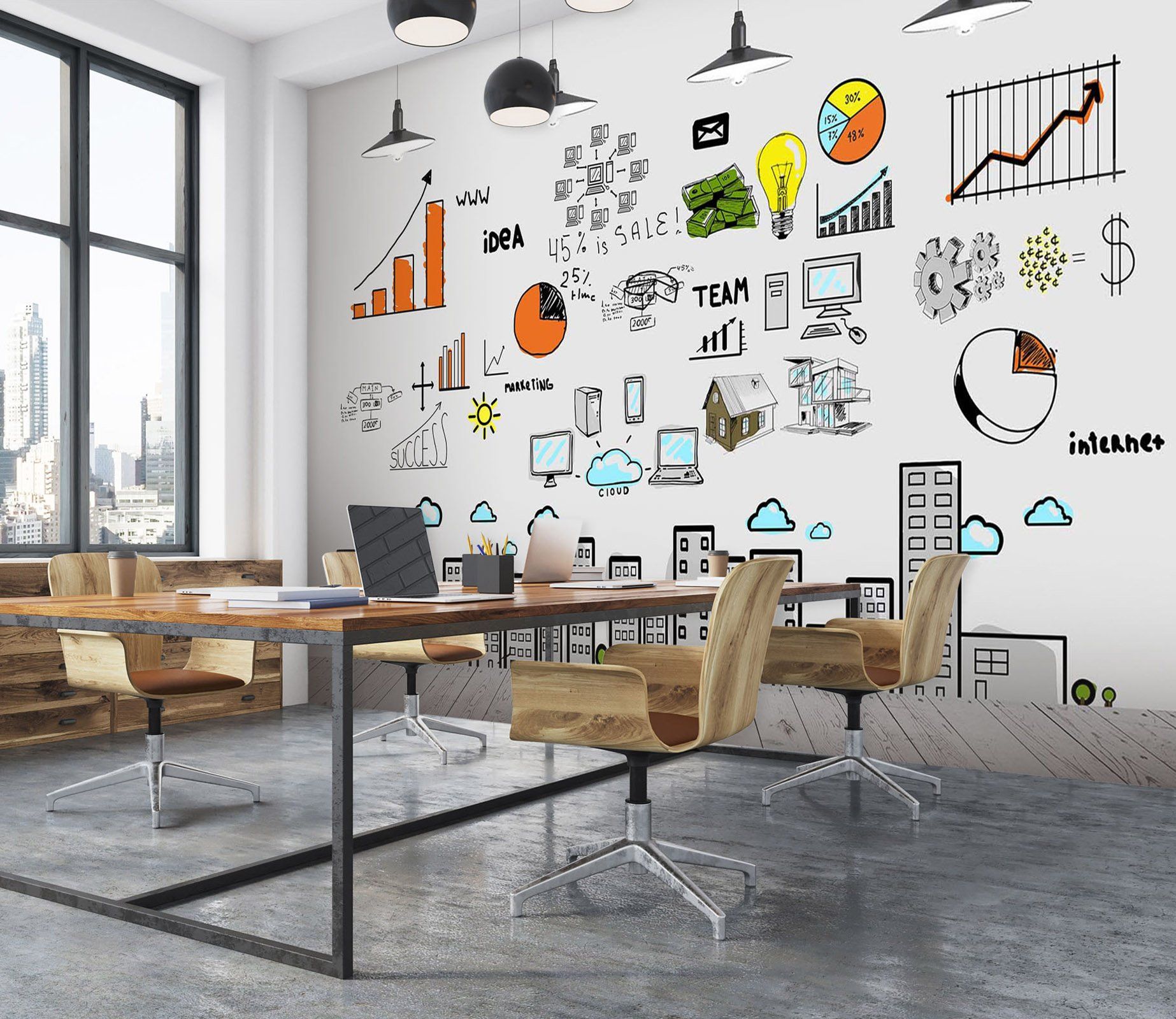 3D Cartoon Appliance 014 Wall Murals Wallpaper AJ Wallpaper 2 