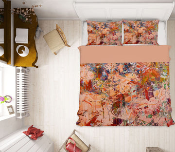 3D Pink Smear 1129 Allan P. Friedlander Bedding Bed Pillowcases Quilt Quiet Covers AJ Creativity Home 