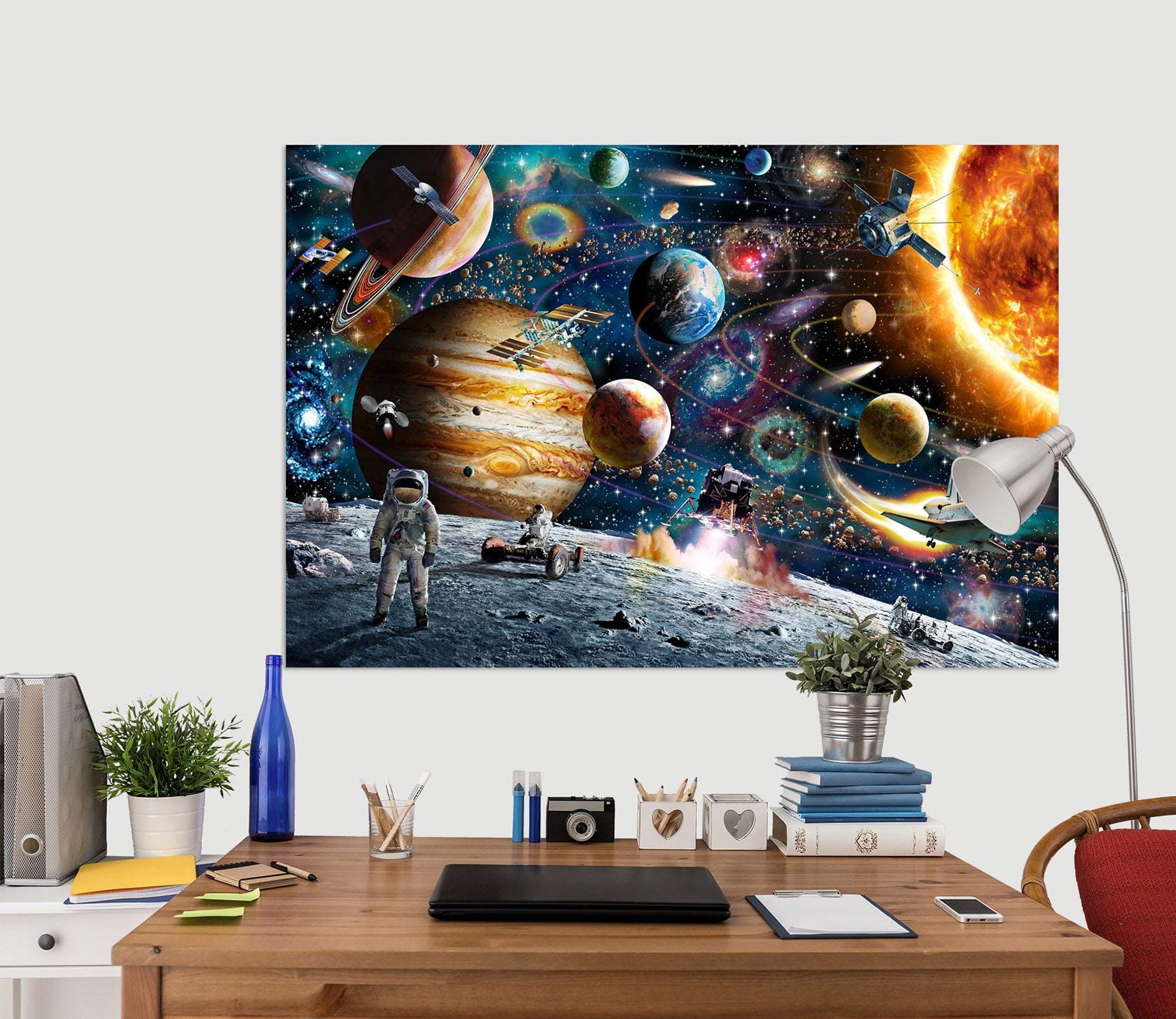 3D Color Planet 013 Adrian Chesterman Wall Sticker Wallpaper AJ Wallpaper 2 