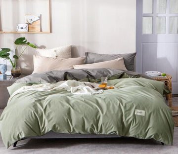 3D Mung Bean Color 4097 Bed Pillowcases Quilt