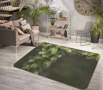 3D Leaves 77071 Non Slip Rug Mat
