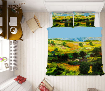 3D Tree Valley 1075 Allan P. Friedlander Bedding Bed Pillowcases Quilt