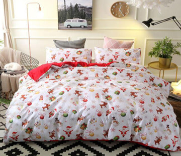 3D Christmas 2175 Bed Pillowcases Quilt