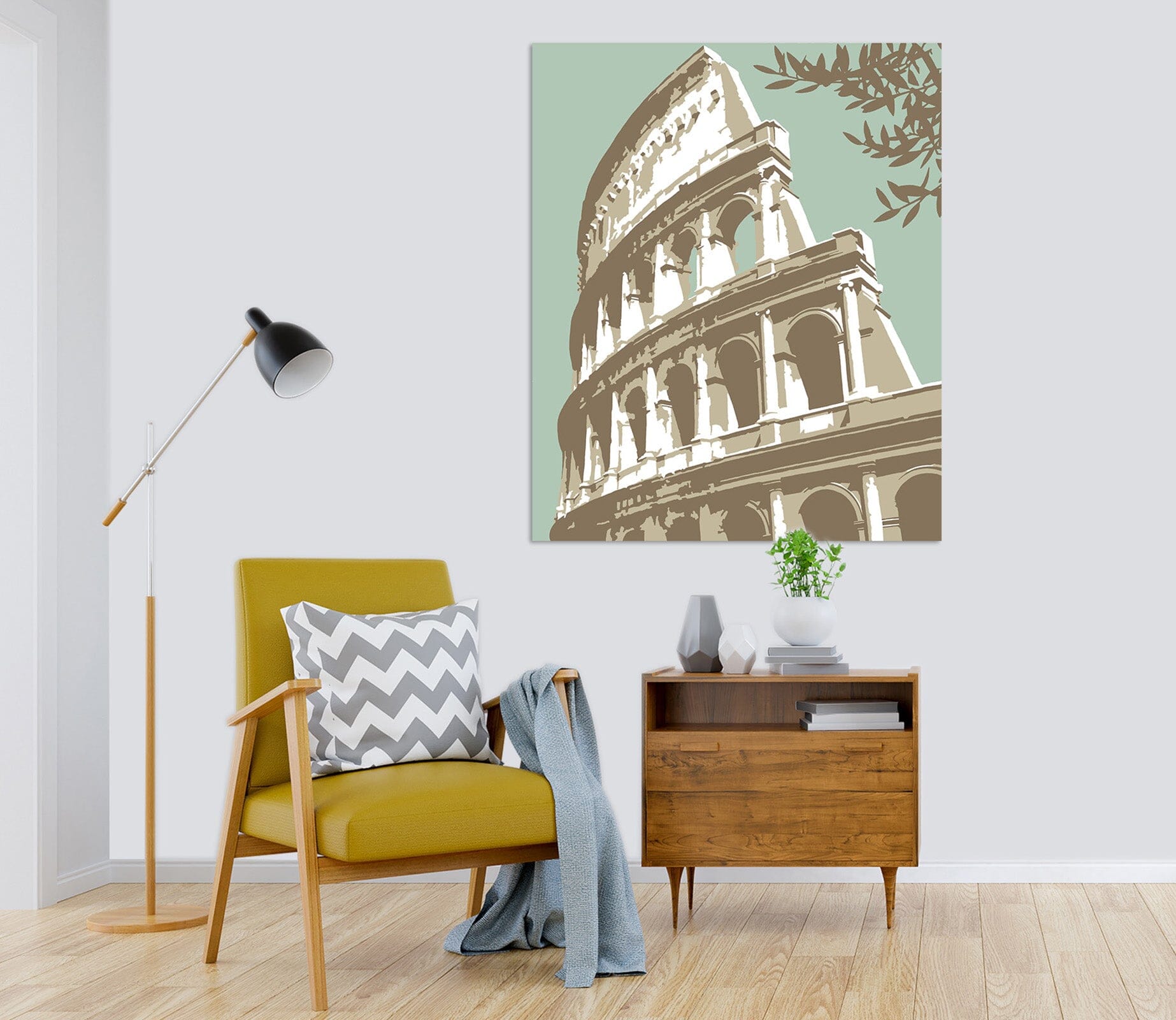 3D Coloseum Rome 012 Steve Read Wall Sticker Wallpaper AJ Wallpaper 2 