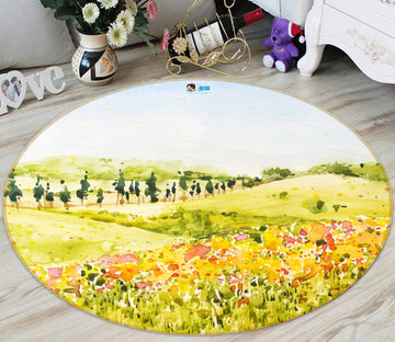 3D Lawn 71280 Round Non Slip Rug Mat