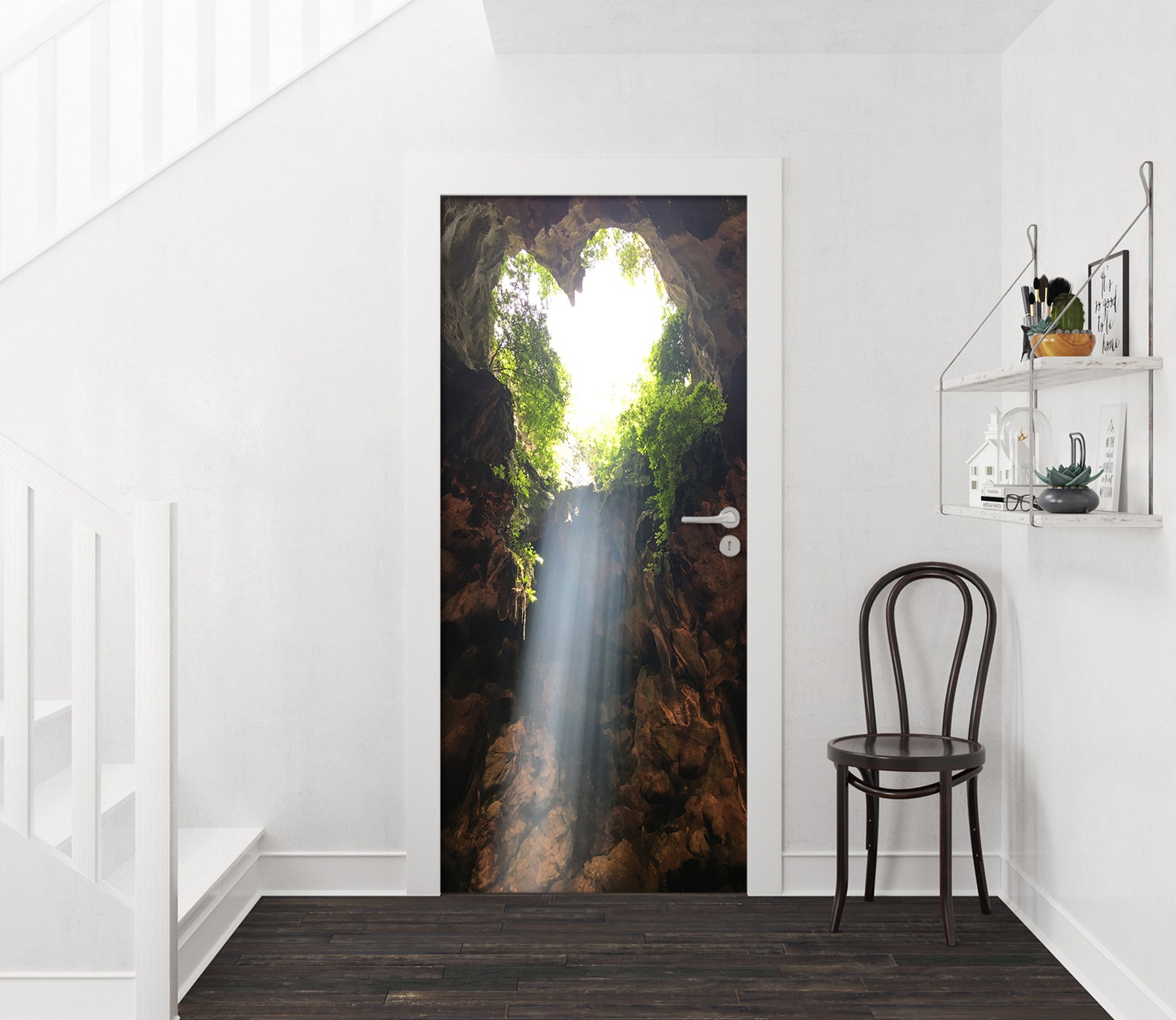 3D Stone Cave 25174 Door Mural