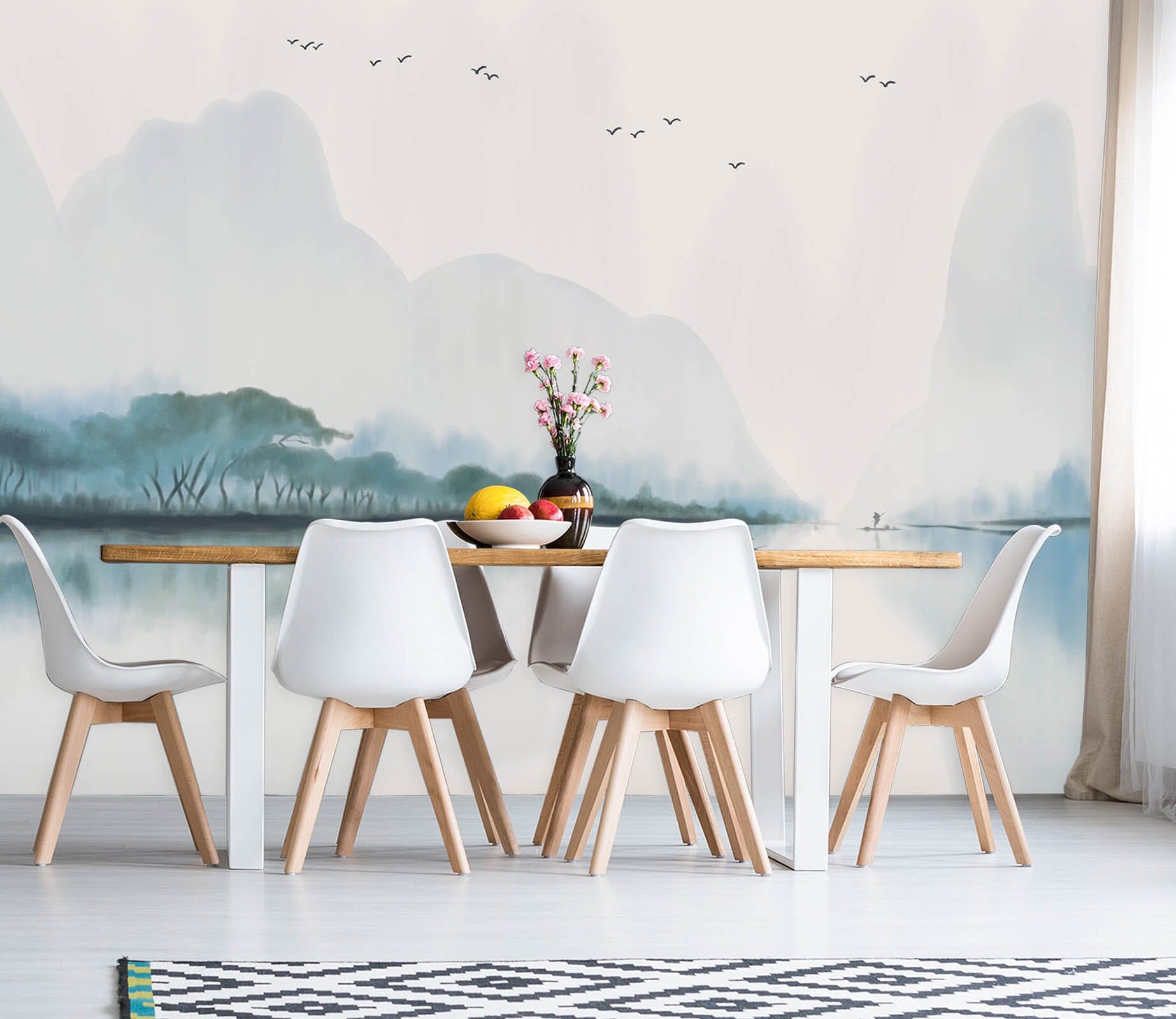 3D Forest River 1422 Wall Murals Wallpaper AJ Wallpaper 2 