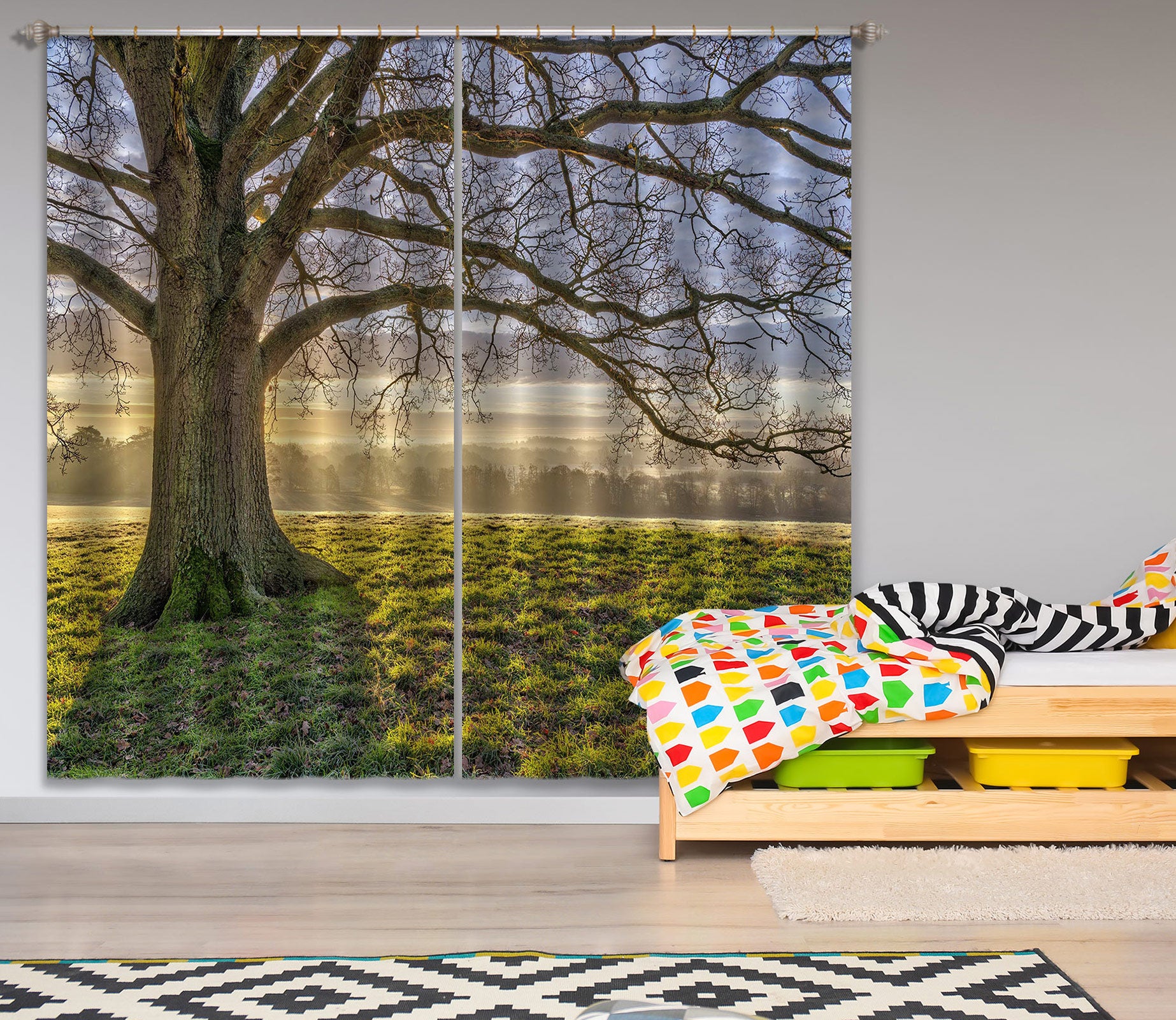 3D Stout Tree 087 Assaf Frank Curtain Curtains Drapes