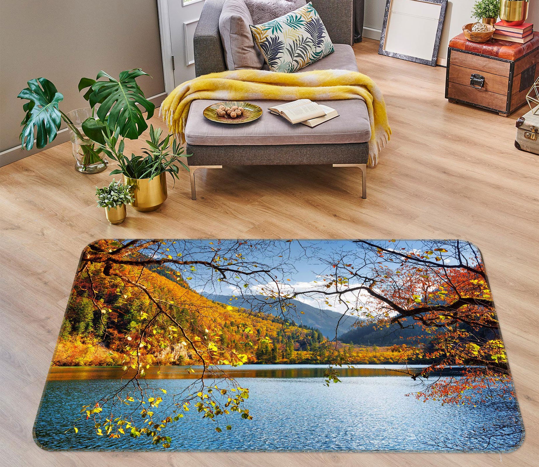 3D Landscape 77086 Non Slip Rug Mat