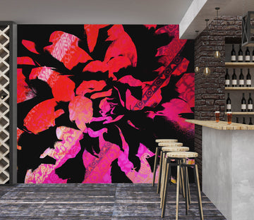 3D Red Pattern 19109 Shandra Smith Wall Mural Wall Murals