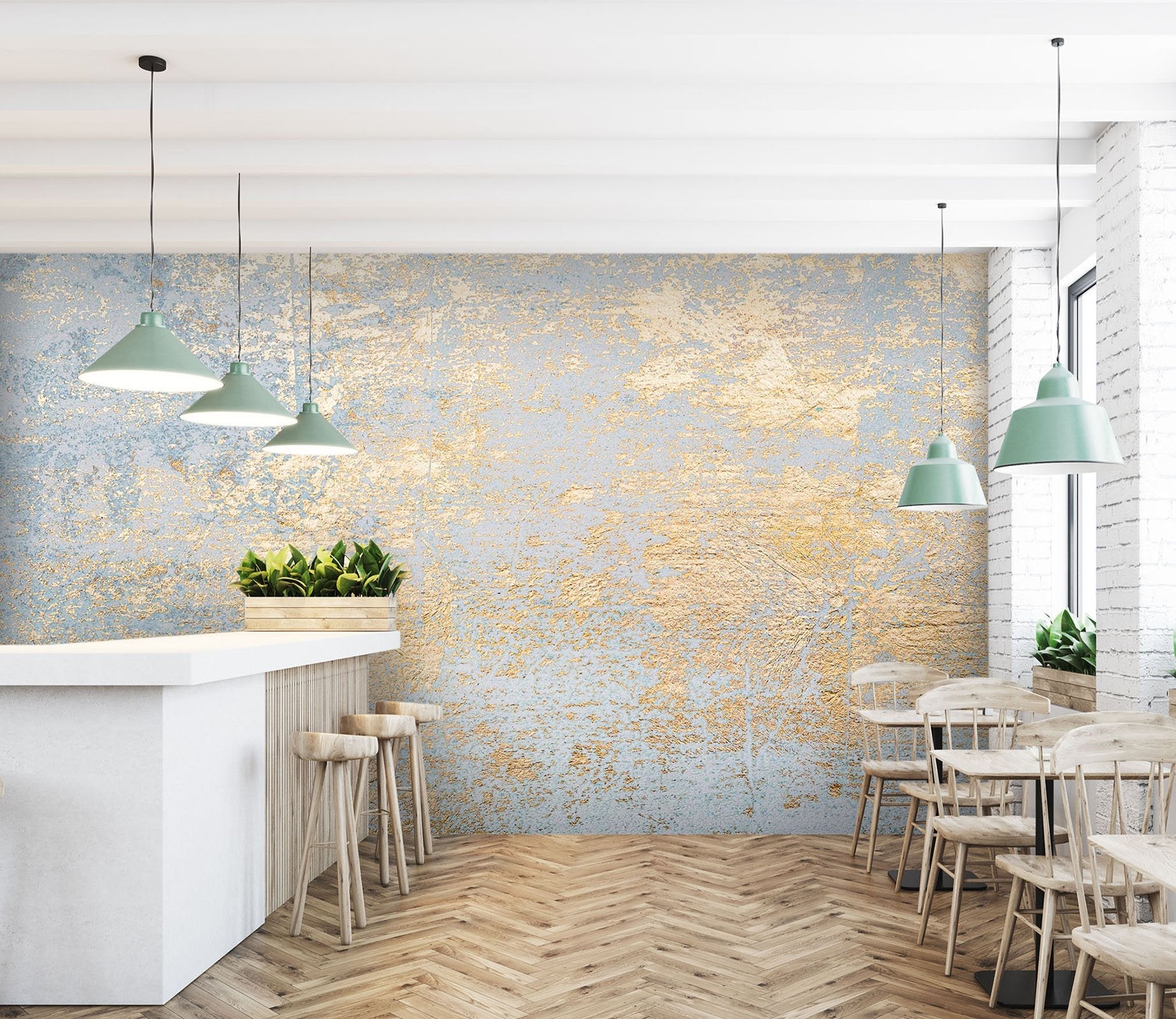 3D Golden Mist 25 Wall Murals Wallpaper AJ Wallpaper 2 