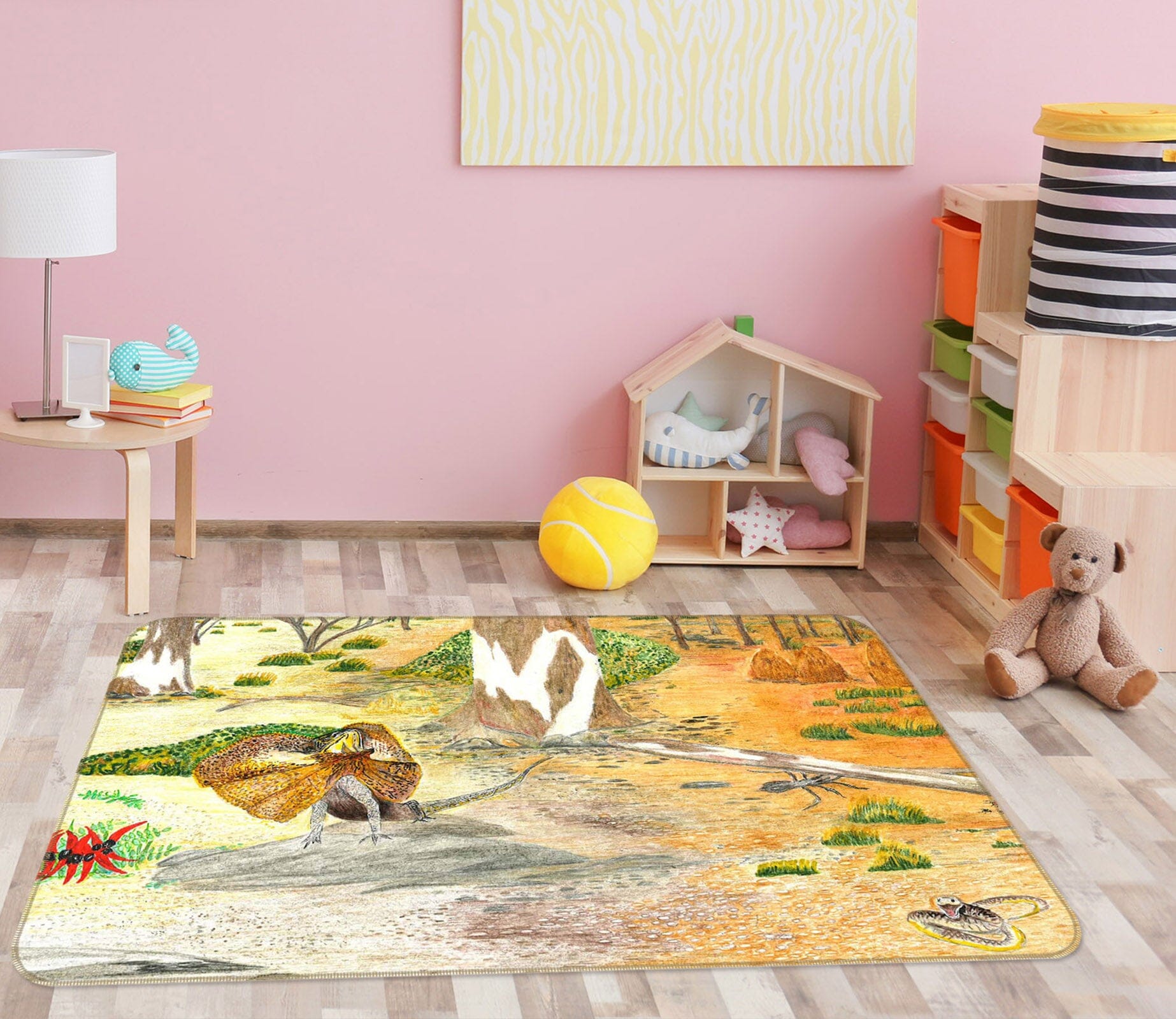 3D Dusk Grassland 1509 Michael Sewell Rug Non Slip Rug Mat Mat AJ Creativity Home 