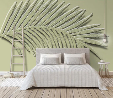 3D Carving Leaves 3052 Wall Murals