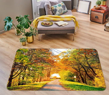 3D Forest Path 77197 Non Slip Rug Mat